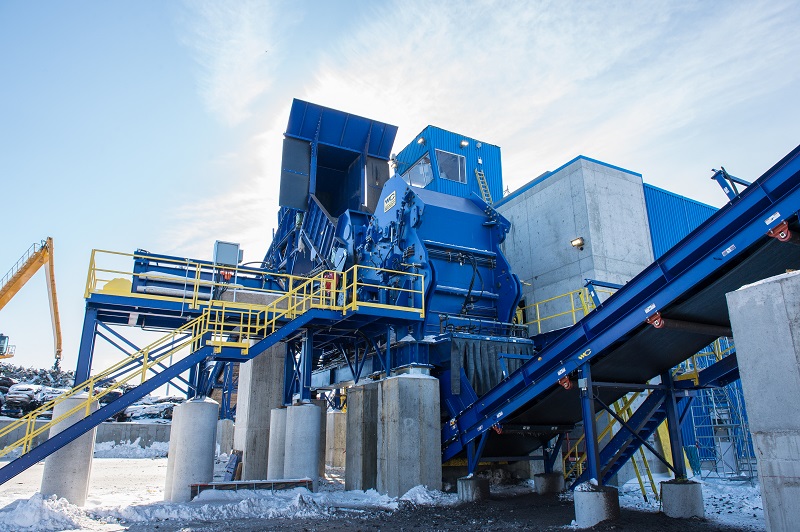 Model 106 HEAVY Shredder Plant