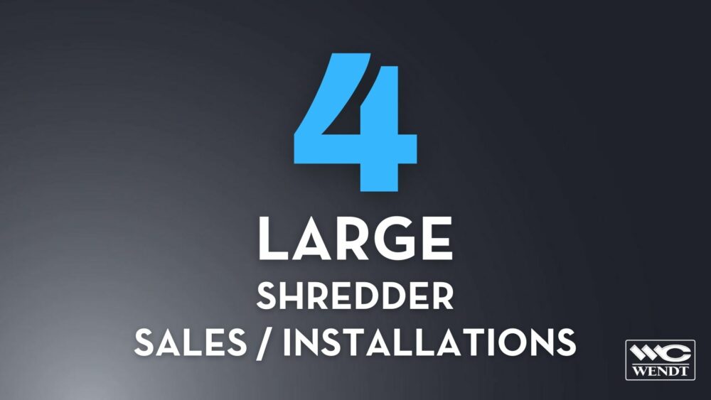 4 Large Shredder Sales